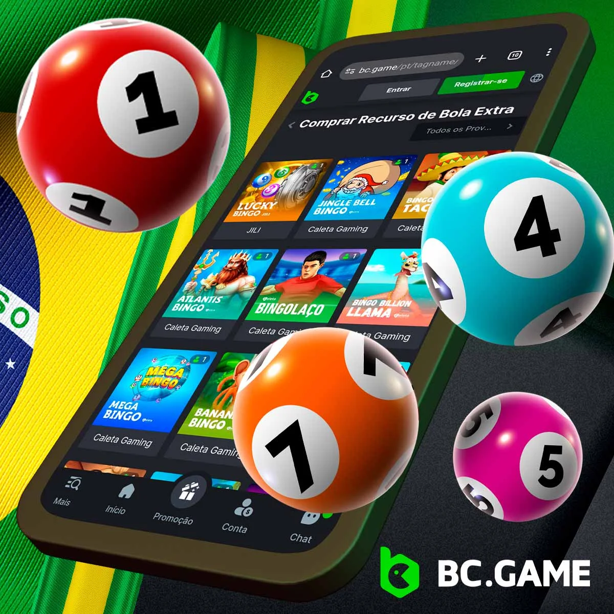 Como é que o Bingo funciona na plataforma BC Game?