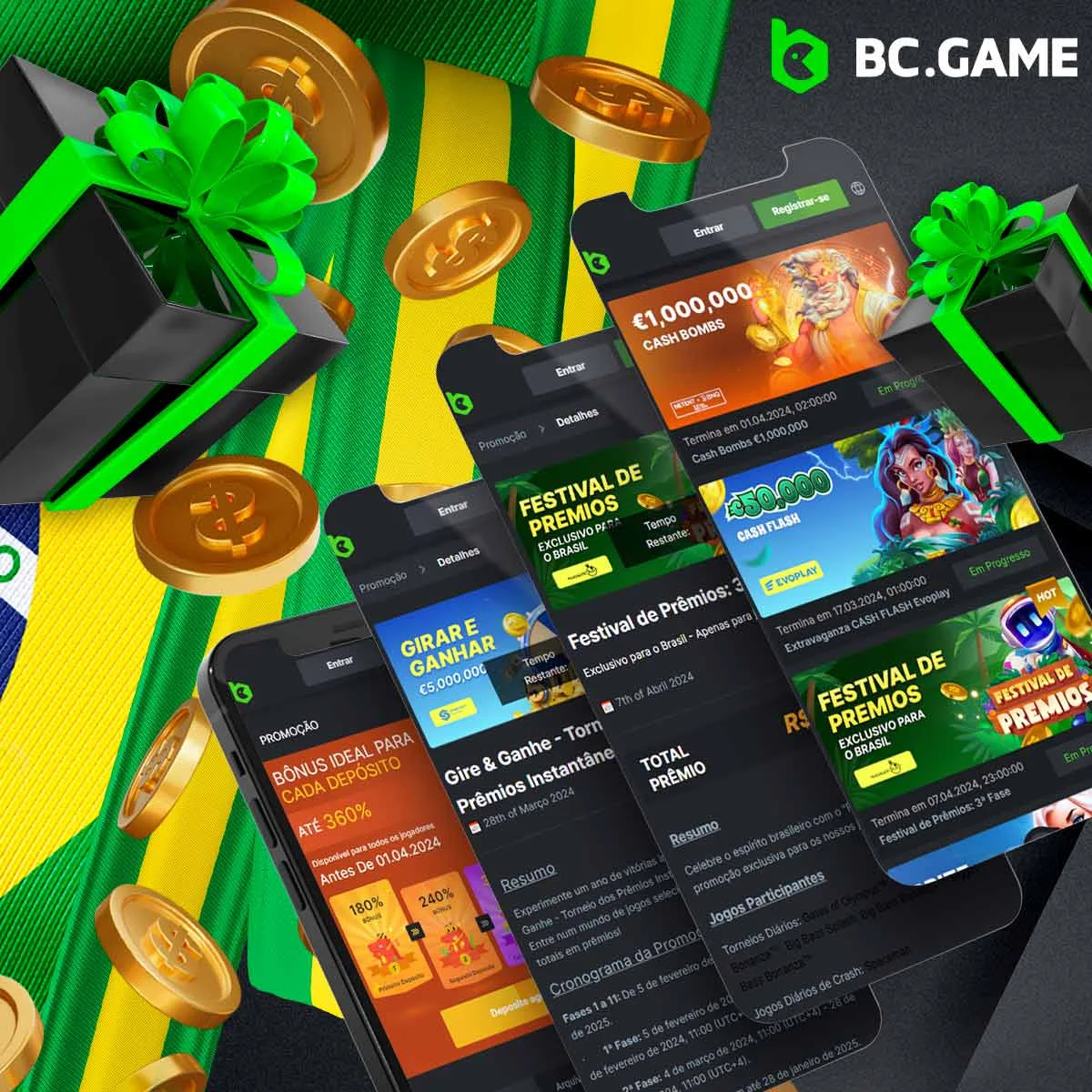 Que bónus e promoções oferece a aplicação móvel BC Game?