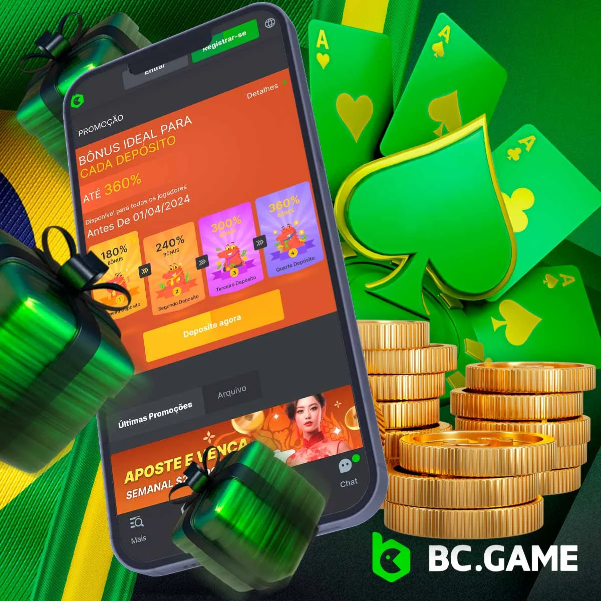 Bónus de Boas-Vindas para BC Game Casino