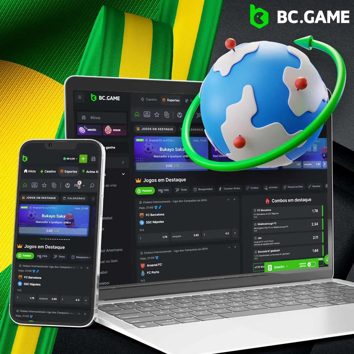 Qualquer pessoa pode instalar o BC Game diretamente no seu ecrã inicial, quer seja no Android ou no iOS